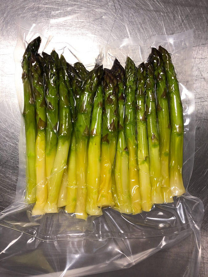 sous vide, Spargel